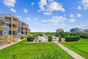 Exterior - New Listing -- 3 BR Oceanfront Condo in Duck with pool (Duck)