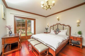 奢華別墅, 露台, 山景 | 免費 Wi-Fi、床單