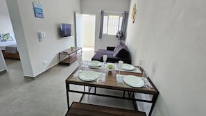 Apartment, 2 Bedrooms, Kitchen, Ground Floor | Living area | 40-inch Smart TV with digital channels