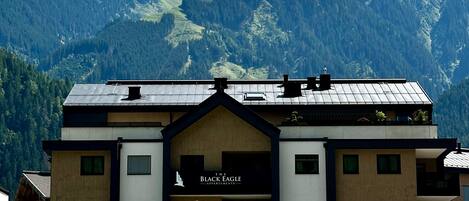 Fassade der Unterkunft