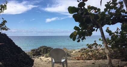 Firefly Seaside Cabin at at Half Moon Beach, Jamaica. 15 minutes to Negril.
