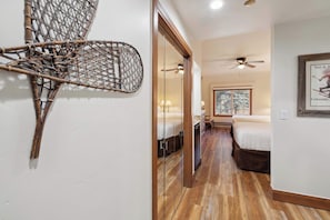 2 bedrooms, iron/ironing board, travel crib, WiFi