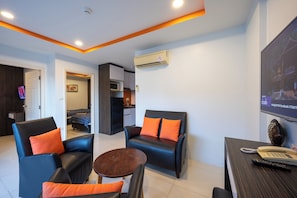 Appartement Familial, 2 chambres | Coffres-forts dans les chambres, Wi-Fi gratuit, draps fournis