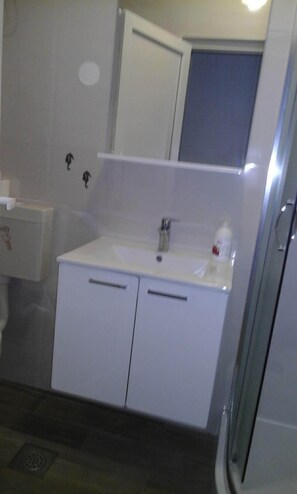 Eco-friendly toiletries, hair dryer, towels, soap