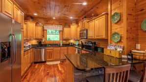 Cabin, Multiple Beds, Hot Tub, Mountain View (Windswept Vistas ) | Private kitchen - Windswept Vistas (Boone)