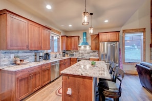 Cabin, Multiple Beds, Hot Tub, Mountain View (Happy Trails at Eagles Nest) | Private kitchen | Coffee/tea maker - Happy Trails at Eagles Nest (Elk Park)