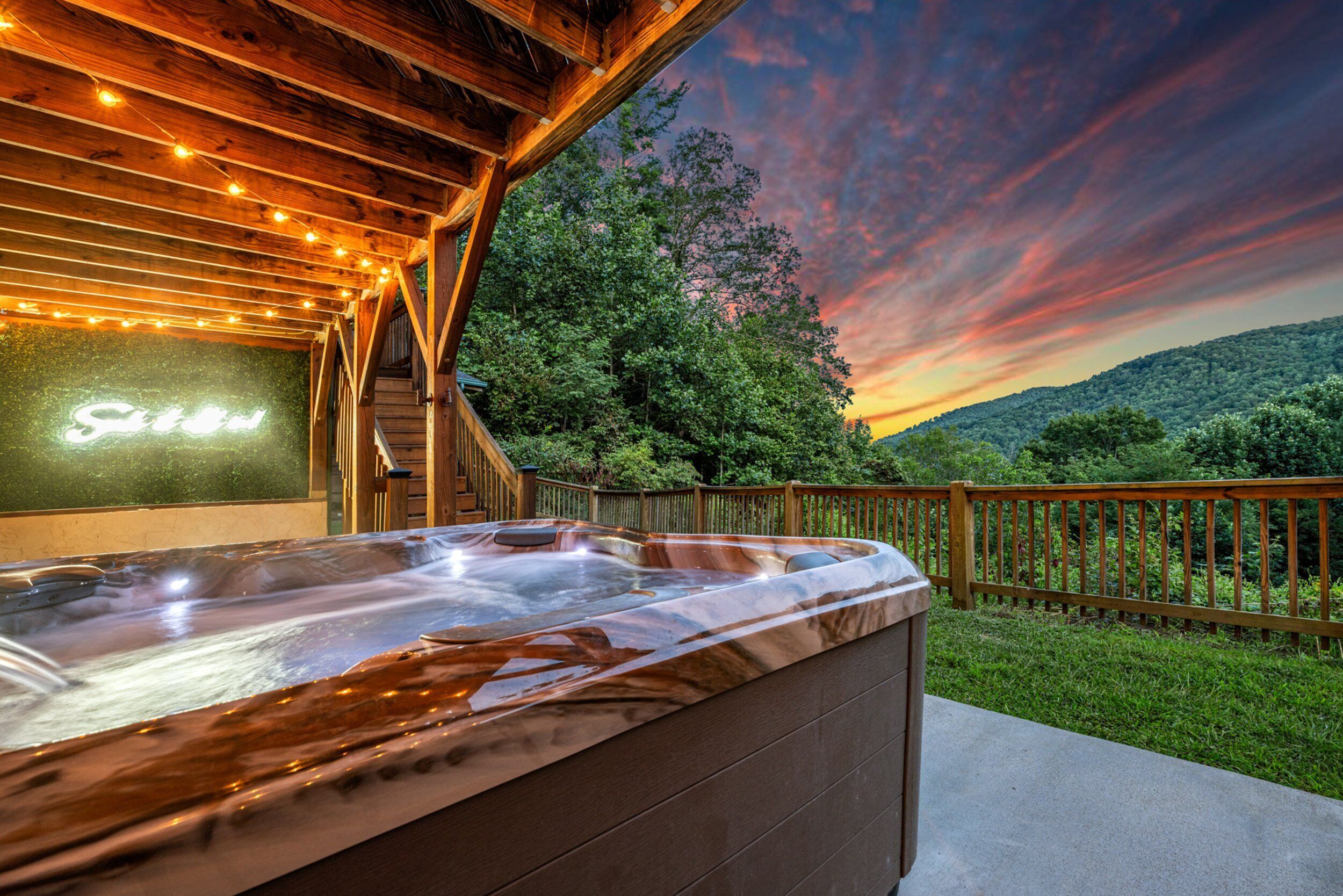 Bồn tắm spa ngoài trời