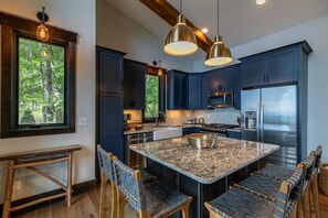 House, Multiple Beds, Hot Tub, Mountain View (Elevated Elk at Monteagle) | Private kitchen - Elevated Elk at Monteagle (Banner Elk)