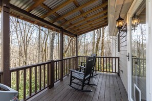 Balcony view - Antlers and Pearls (Boone)