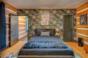House, 2 Katil Ratu (Queen), Hot Tub, Mountain View (Woodland Creek Cabin) | 2 bilik tidur, dihias secara berasingan 