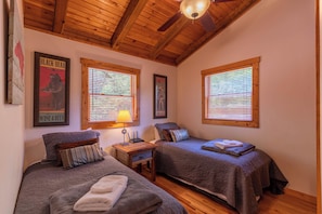 House, Multiple Beds, Patio, Mountain View (Knotty Pine ) | 2 bedrooms, individually decorated, individually furnished, bed sheets - Knotty Pine (West Jefferson)