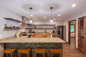 House, Multiple Beds, Hot Tub, Mountain View (Banner Elk River Lodge) | Private kitchen | Coffee/tea maker - Banner Elk River Lodge (Banner Elk)