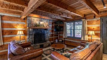 Cabin, Multiple Beds, Hot Tub, Mountain View (A River Runs Through It) | Living area