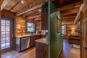 Cabin, Multiple Beds, Hot Tub, Mountain View (A River Runs Through It) | Interior - A River Runs Through It (Vilas)