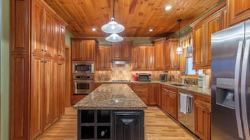 House, Multiple Beds, Patio, Mountain View (The Forge) | Private kitchen | Coffee/tea maker