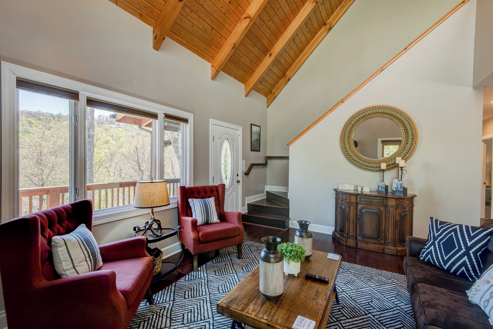 Kabin, Beberapa Tempat Tidur, hot tub, pemandangan gunung (Sugar Rush) | Area keluarga | Perapian