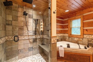 Designer toiletries, towels, toilet paper - Cari's Rivers Edge (Boone)