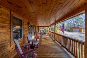 Terrace/patio - Leafy Way Lodge (Newland)