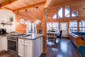 Cabin, Multiple Beds, Patio, Mountain View (Beaver Rock Lodge) | Interior - Beaver Rock Lodge (Elk Park)