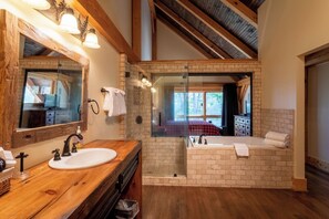 House, Multiple Beds, Hot Tub, Mountain View (Cedar Rock Townhomes at Eagles Nest) | Bathroom - Cedar Rock Townhomes at Eagles Nest (Banner Elk)