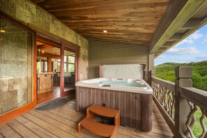 Hus - flere senge - terrasse - bjergudsigt (Overlook at Wilderness Trail) | Terrasse/gårdhave