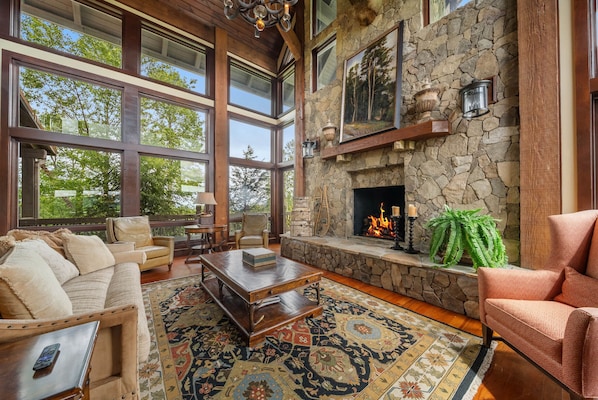 Maison, plusieurs lits, patio, vue montagne (Overlook at Wilderness Trail) | Intérieur