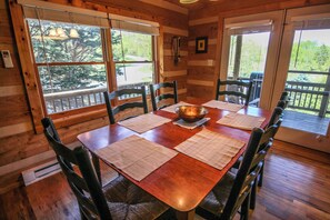 Cabin, Multiple Beds, Hot Tub, Mountain View (Cabin Fever) | Dining - Cabin Fever (Banner Elk)