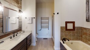 Shower, towels
