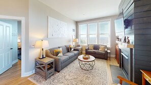 Televisor i llar de foc