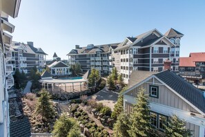 Exterior - Allegheny studio overlooks private pool! by RedAwning (Snowshoe)