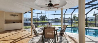 SENSATIONAL!! WATER-VIEW, LUXURY REMODEL, SUNNY HEATED POOL, HUGE 145’ SEA WALL