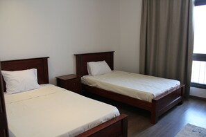 2 bedrooms, iron/ironing board, WiFi, bed sheets - Hawker Stays! Elegant Two Bedroom Apartment in Cairo Festival City with a View (Cairo Governorate)