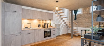 Old brewery with flair: Old town | free parking lot | coffee | SMART TV | WiFi