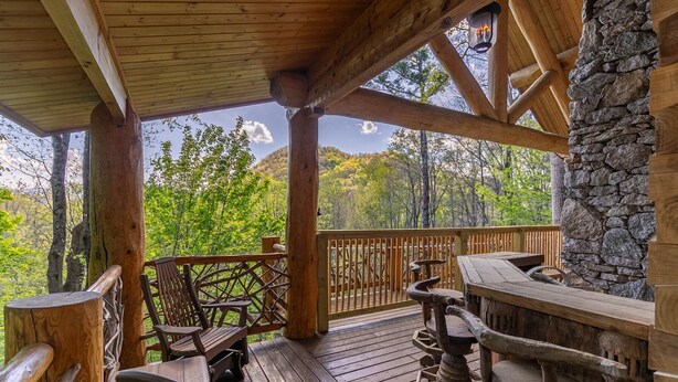Terrace/patio - Red Stag Lodge at Eagles Nest (Banner Elk)