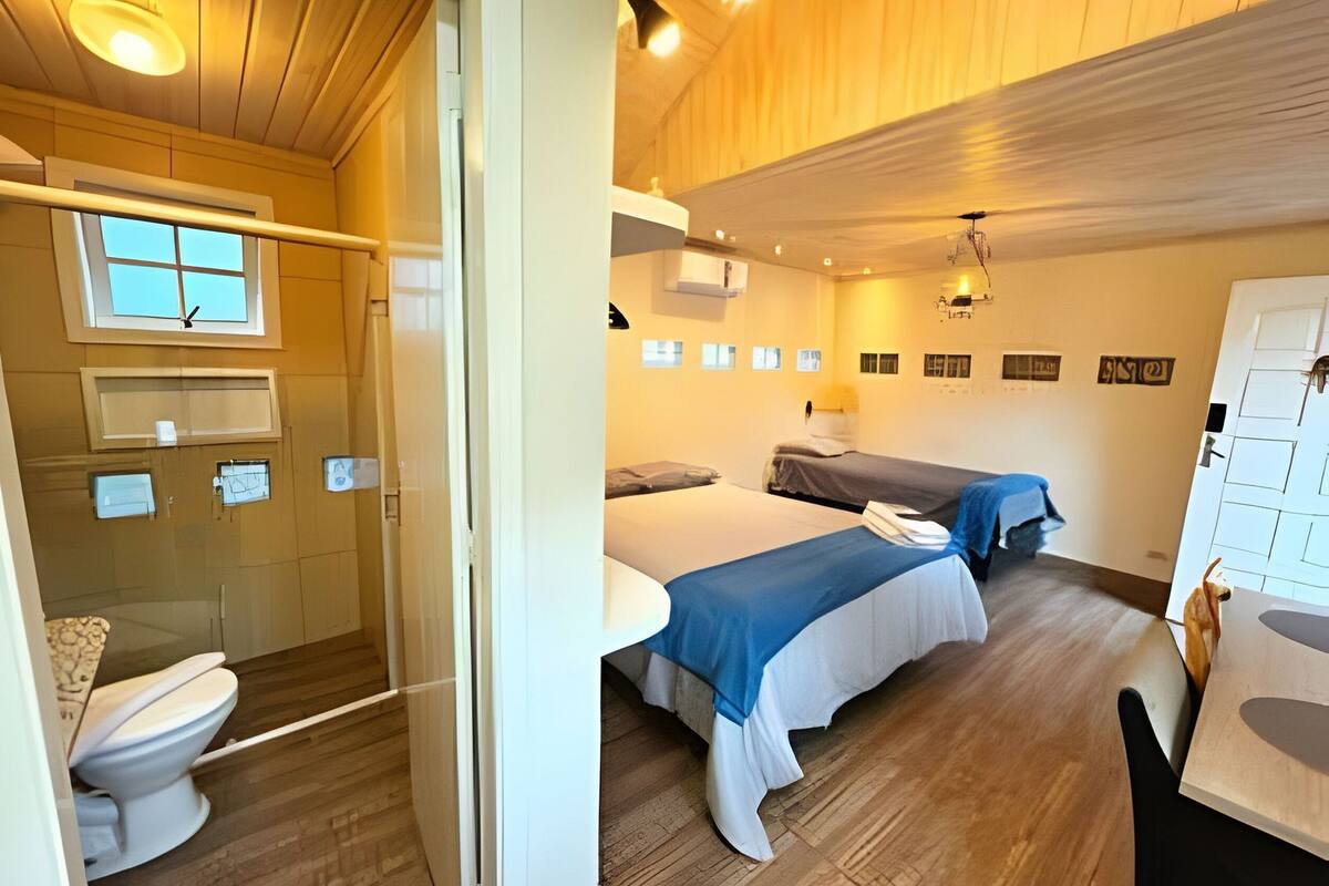 Chalet Confort | 1 dormitorio, espacio para trabajar con un portátil, wifi gratis