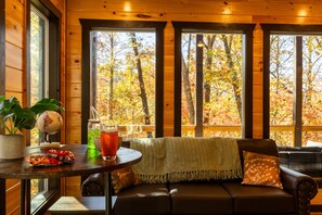 Chalet rustique familial | Salle de séjour