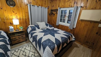 Iron/ironing board, travel crib, free WiFi, bed sheets