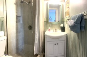 Hair dryer, towels