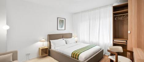 1 soveværelse, skrivebord, strygejern/strygebræt, Wi-Fi