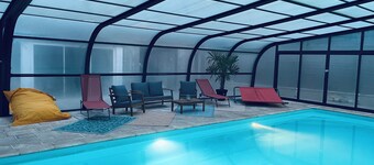 Villa Normande Piscine Intérieur et Jeux / Proche Honfleur et Deauville