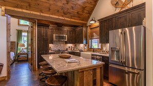 House, Multiple Beds, Patio, Mountain View (Winterfell Lodge at Eagles Nest) | Private kitchen | Coffee/tea maker - Winterfell Lodge at Eagles Nest (Banner Elk)