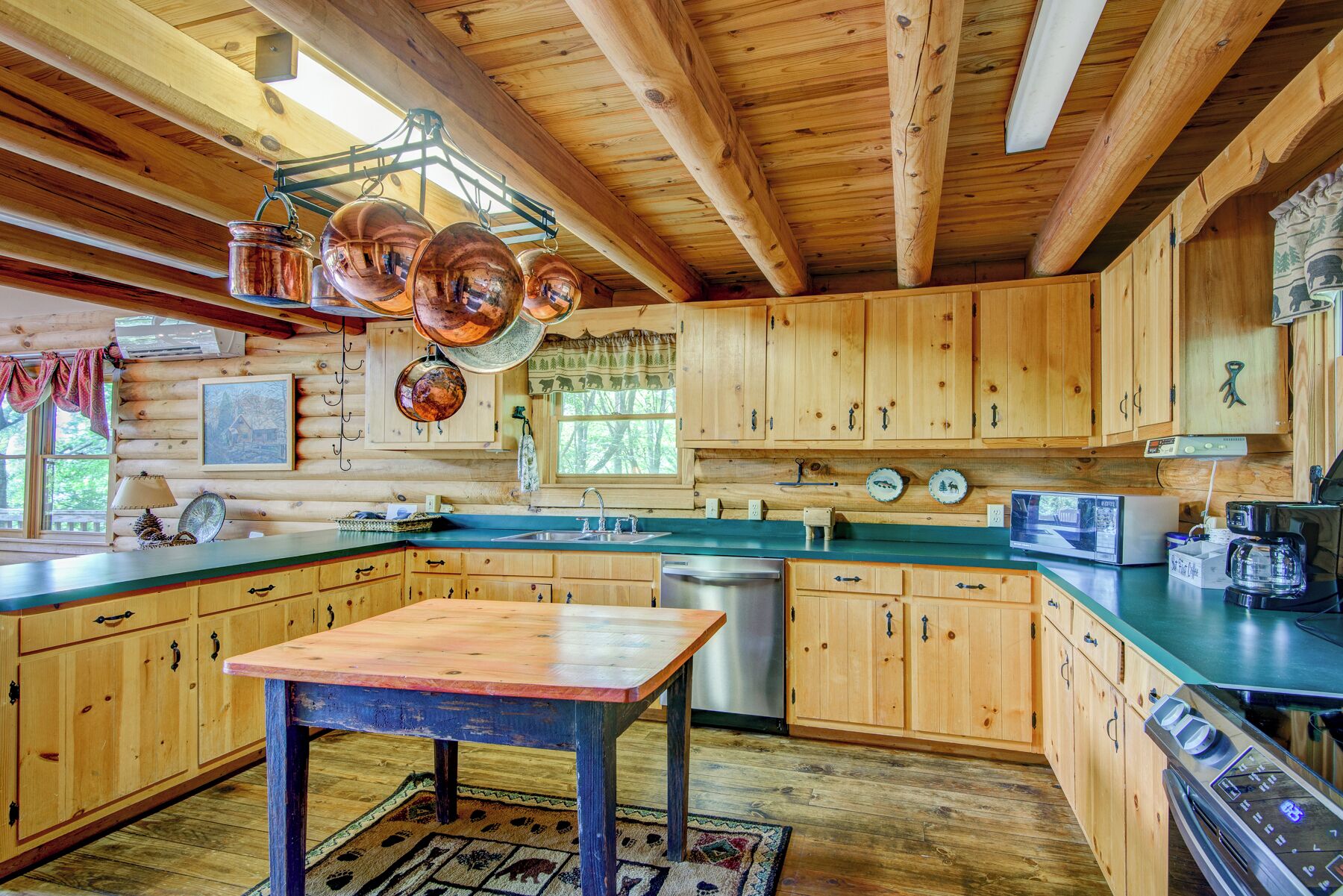 Cabin, Multiple Beds, Patio, Mountain View (Banner Bunks at River Run) | Private kitchen | Coffee/tea maker