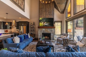 Cabin, Multiple Beds, Hot Tub, Mountain View (Sunset Ridge at Eagles Nest) | Living area - Sunset Ridge at Eagles Nest (Elk Park)