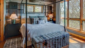 Cabin, Berbilang Katil, Hot Tub, Mountain View (Owls Nest) | 4 bilik tidur, dihias secara berasingan 