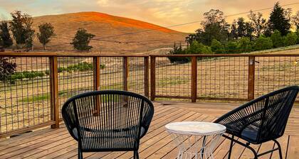 Enjoy privacy and a quiet setting with hill views and modern amenities