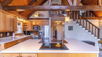 Cabin, Multiple Beds, Patio, Mountain View (Bear Valley) | Private kitchen | Coffee/tea maker