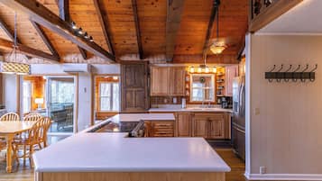 Cabin, Multiple Beds, Patio, Mountain View (Bear Valley) | Private kitchen | Coffee/tea maker