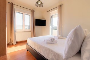 2 slaapkamers, een strijkplank/strijkijzer, wifi, beddengoed