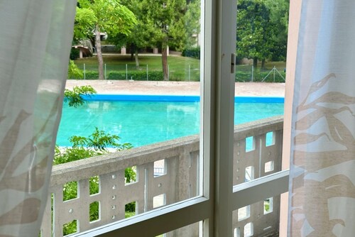 M398 - Marcelli, three-room apartment with terrace in residence with pool