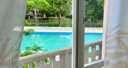 M398 - Marcelli, three-room apartment with terrace in residence with pool